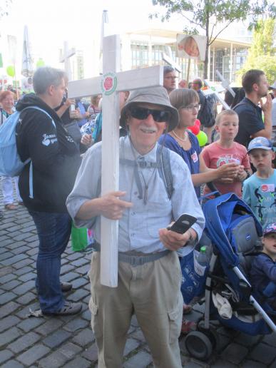 Der Werner mit der Mundharmonika (hier ausnahmsweise mit Mobile)